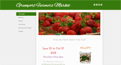 Desktop Screenshot of greenportfarmersmarket.com